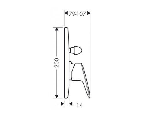 Hansgrohe 71406000 Logis Смеситель для ванны