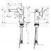 Hansgrohe 71754000 Talis E смеситель для раковины 150