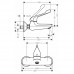 Hansgrohe 71923000 Novus Care Смес./раковины, настенный