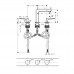 Hansgrohe 74514000 Metropol смесит. д/раков.на 3 от.110