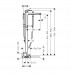 Hansgrohe 74532000 Metropol смесит.д/ван однор,напольный