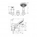 Hansgrohe 74550000 Metropol смесит.на край ван.на 3 от.