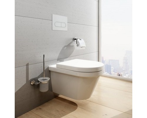 RAVAK X07P196 CR 410 Щетка для унитаза с держателем (стекло)