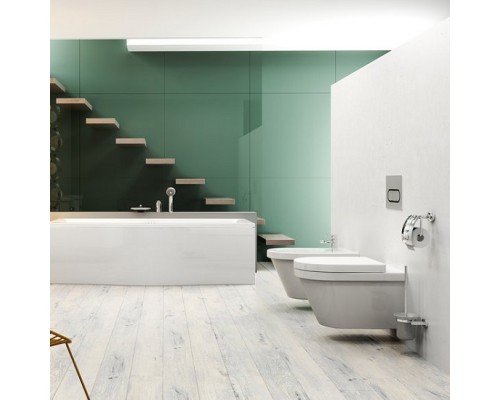 RAVAK X07P196 CR 410 Щетка для унитаза с держателем (стекло)