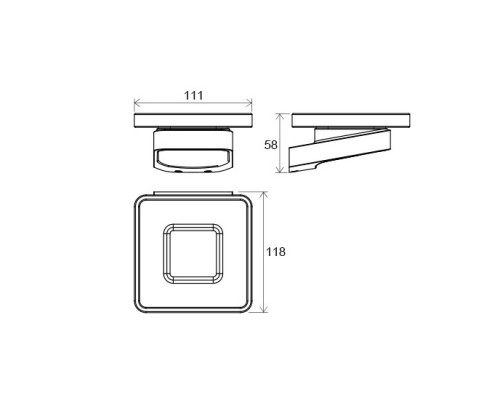 RAVAK X07P354 TD 200 Держатель с мыльницей (стекло)