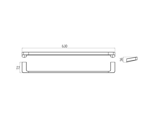 RAVAK X07P325 TD 310 Держатель для полотенца