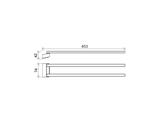 RAVAK X07P328 TD 340 Поворотный держатель для полотенца