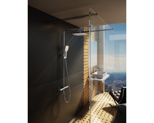 RAVAK X070099 TE 093.00 / 150 Душевая штанга 300, с термостатическим смесителем и душевой лейкой