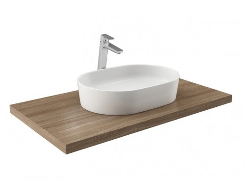 RAVAK XJN01300002 Умывальник MOON 2 Белый с отверстиями без перелива