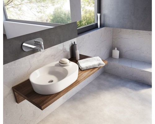 RAVAK XJN01300003 Умывальник MOON 2S Белый с отверстиями без перелива