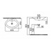 Умывальник IDEVIT Rena 65*49 (2901-0505)