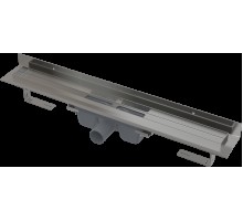 ALCAPLAST APZ16-300 Водоотводящий желоб с порогами для цельной решетки и фиксированным воротником к