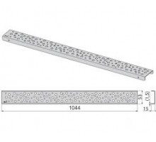 ALCAPLAST BUBLE-1050M Водосточная решетка Buble-1050 (мат.) (Чехия)