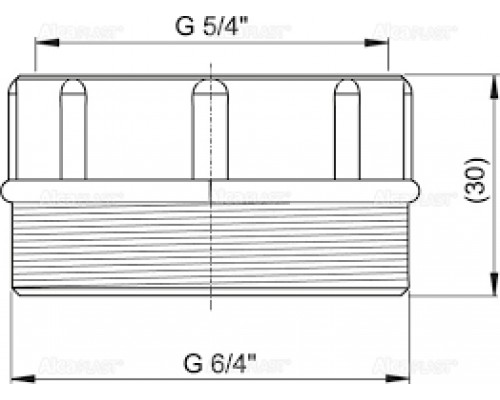 ALCAPLAST Подсоединение 6/4" × 5/4"