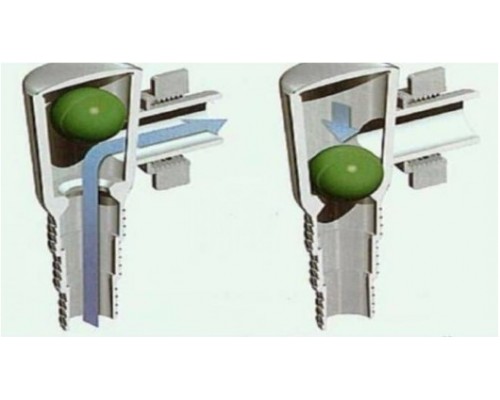 ALCAPLAST APS2 Сифон для стиральной машинки наружный белый (Чехия)