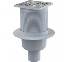 ALCAPLAST APV32 Зливний трап 105x105/50мм з прямим підводом, з гідрозатвором SMART (Чехія)