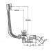 VIEGA (595678) Сифон для ванны автомат Simplex 40/50/725