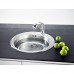 FRANKE (101.0255.788) Мийка ROL 610-41, нерж.декор, з вентилем 3½" і сифоном