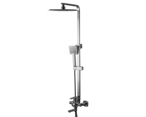 GLOBUS LUX DS0026 (STYLE) Душевая система (штанга 135см) Комплект, с гусаком