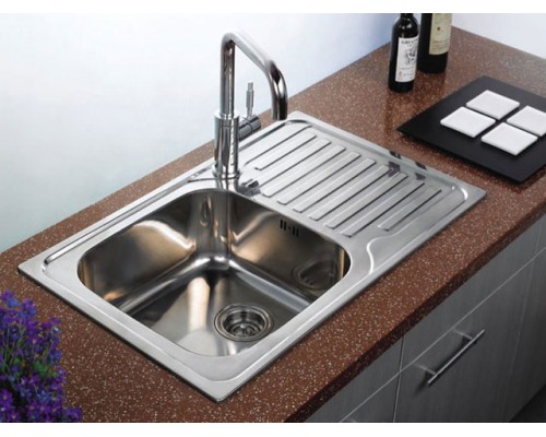 AQUAWORLD ММ016-Д | Мойка "VENEZIA" 780*500 (без отв.) ДЕКОР с сифоном AW7203ZSdecor 1*10 (штука)