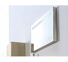 AQUAWORLD МК03-50 | KANSAS Зеркало с LED подсветкой в алюминиевой раAQUAWORLD МКе тачскрин выкл.  (д