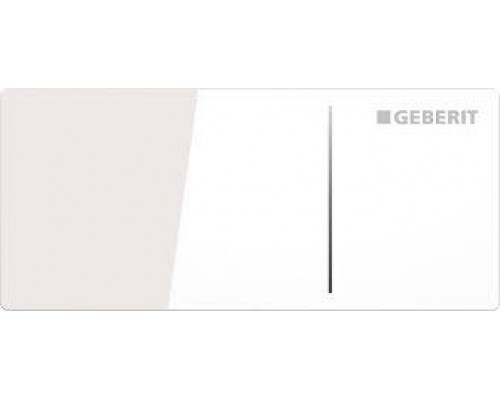 GEBERIT Дистанционная клавиша смыва type 70, двойной смыв, для Sigma бачков 8 см, стекло белое