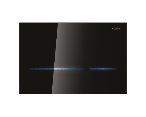 GEBERIT 116.090.SG.1 Смывная клавиша Sigma 80,электроника, черное стекло (UP 320)