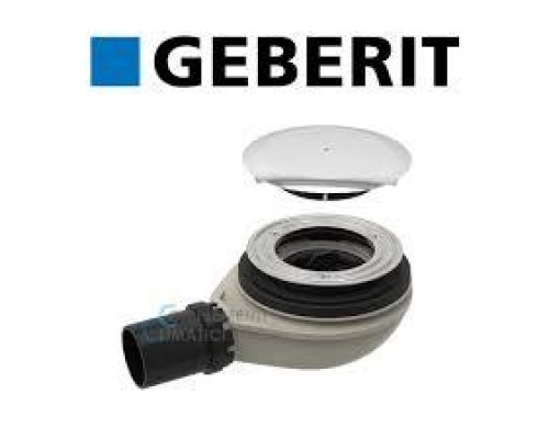 GEBERIT 150.583.21.1 Сифон для душевого поддона d90, высота гидрозатвора 30 мм,c крышкой сливного от