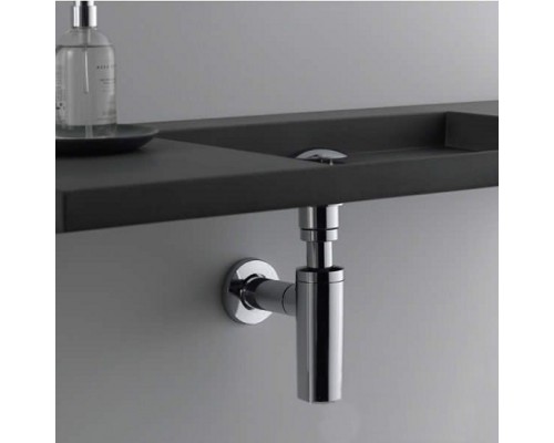 GEBERIT 151.035.21.1 Сифон для умывальника, хром глянцевый, d40