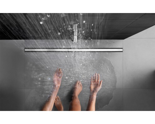 GEBERIT 154.457.KS.1 Дренажный канал CleanLine60, полированный/матовый металл, L30-130см