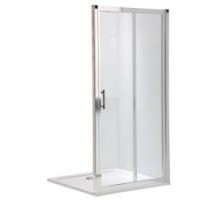 KOLO GEO 6 Двері розсувні  120см, загартоване скло, срібний блиск, частина 2/2 GDRS12222003B