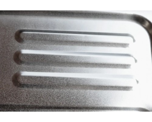 PLATINUM 8050 Мойка 800х500х120 наклад. Satin 0,4мм левая
