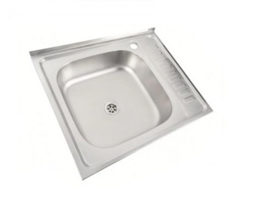 PLATINUM 6050 Мойка 600х500х160 наклад. Satin 0,5мм левая