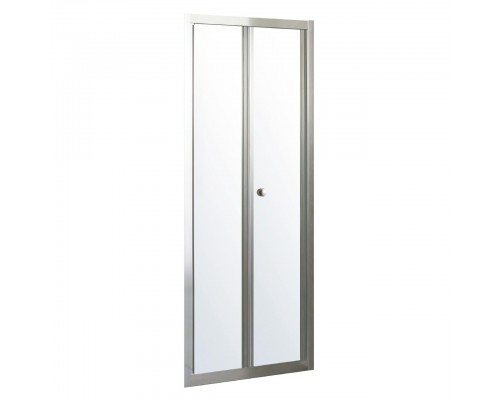 EGER (599-163-90(h) )Дверь bifold 90*195, профиль хром, стекло прозрачное 5 мм
