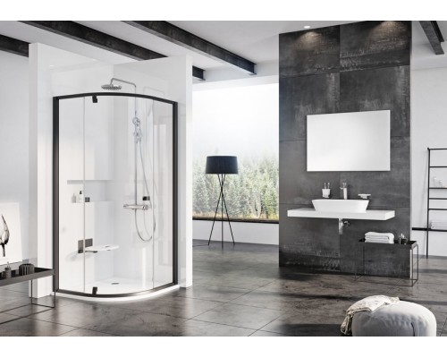 RAVAK 37677300Z1 Душевая кабина PSKK3- 90 Черный TRANSPARENT