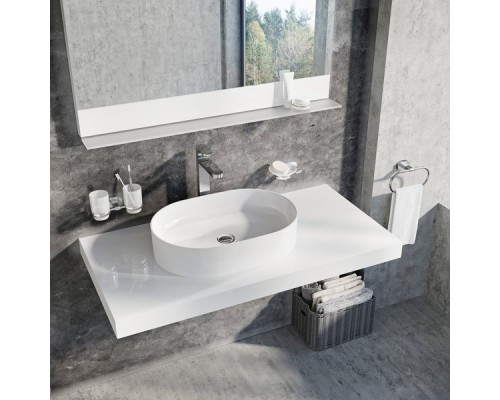 RAVAK XJX01155001 Умывальник Керамический Ceramic 550 O Slim Белый