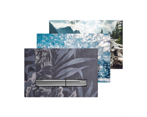 GEBERIT 115.788.00.2 Смывная клавиша Geberit Sigma50, двойной смыв: под клиента