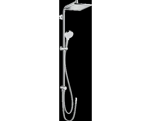 HANSGROHE Crometta E 240 27289000 душевая стойка (стойка+верхний душ+лейка+шланг)