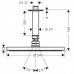 Hansgrohe 27620000HG RD S 240 1j PowderRain SH ceil 100