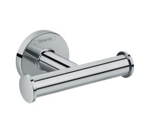 HANSGROHE Logis Universal Гачок подвійний 7.7х10.6 см хромований (41725000)