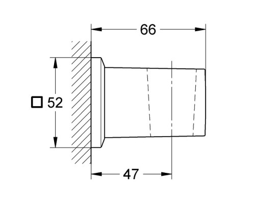 GROHE Allure Brilliant 27706000 настенный держатель