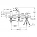 GROHE BauClassic 2511800A смеситель для ванны на три отверстия