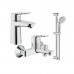 GROHE BauLoop 123214S набор смесителей для ванной S-Size (23337000+32815000+27598001)