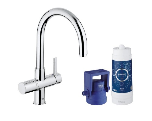 GROHE Blue Pure 33249001 смеситель для кухни с системой очистки воды (фильтр на 600 л.)