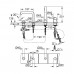 GROHE Essence 19578001 cмеситель для ванны на четыри отверстия