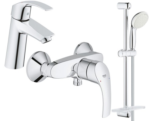 GROHE Eurosmart 123244M набор смесителей для душа M-Size (23324001+33555002+27926001)