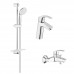 GROHE Eurosmart 123246M набор смесителей для ванной M-Size (23324001+33300002+27926001)