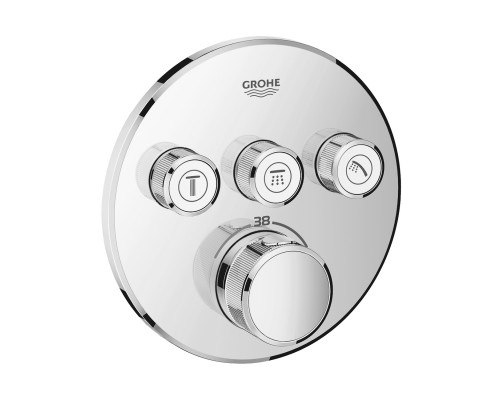 GROHE Grohtherm SmartControl 29121000 смеситель термостатический встраиваемого монтажа на 3 выхода