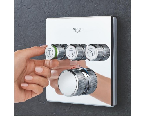 GROHE Grohtherm SmartControl 29126000 смеситель термостатический встраиваемого монтажа на 3 выхода