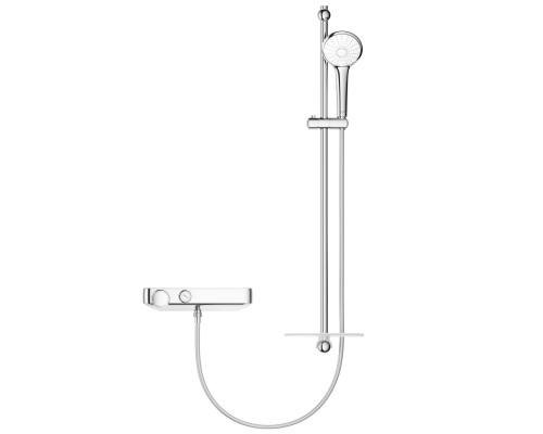 GROHE Grohtherm SmartControl 34721000 термостат на 1 потребитель + душевая стойка 900 мм
